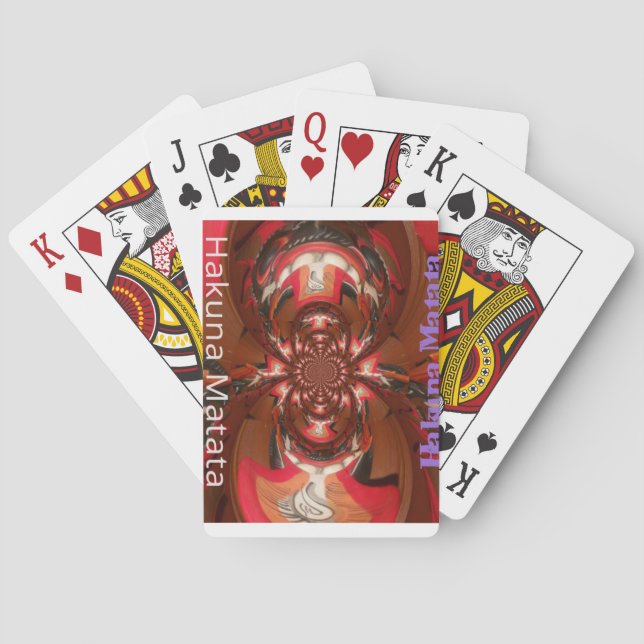 Jeu De Cartes Hakuna Matata Halloween Masque Kaleidoscope Abstra (dos)