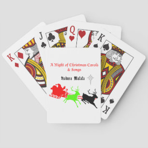 Jeu De Cartes Hakuna Matata Père Noël cadeaux avec chant de caro