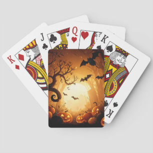 Jeu De Cartes Halloween/chauve-souris/Citrouille/automne