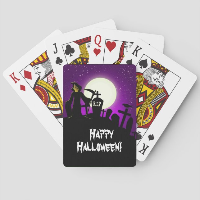 Jeu De Cartes Halloween effrayant (dos)