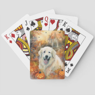 Jeu De Cartes Halloween les grandes Pyrénées avec la peur Citrou