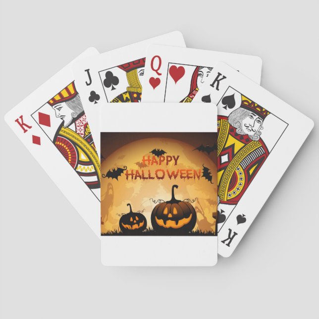 Jeu De Cartes Halloween  Poker cards (dos)