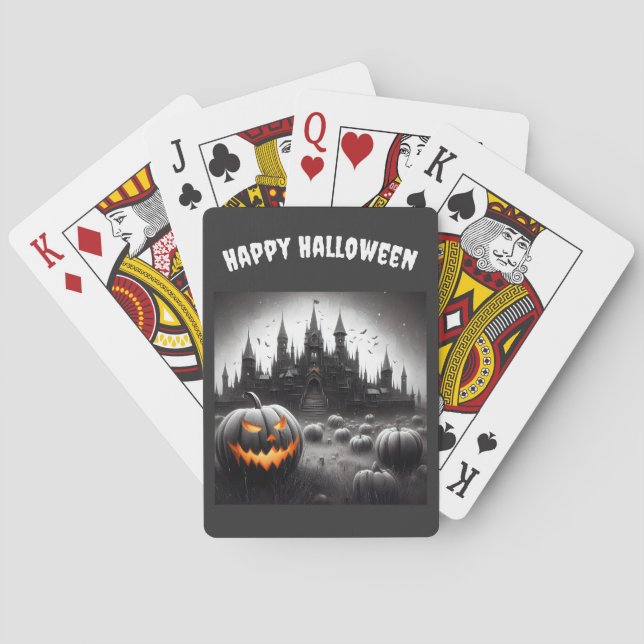 Jeu De Cartes Halloween : Université Citrouille (dos)