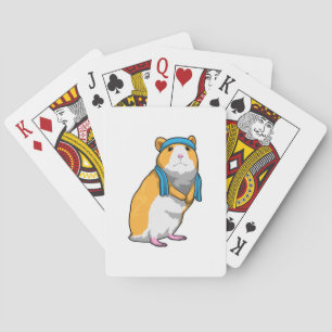 Jeu De Cartes Hamster à Fitness avec serviette