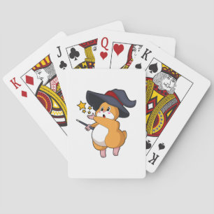 Jeu De Cartes Hamster as Wizard with Magic mur