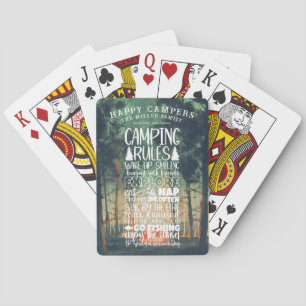 Jeu De Cartes Happy Campers Règles de camping Nom de Famille