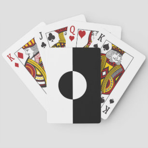 Jeu De Cartes Harmonie noire et blanche