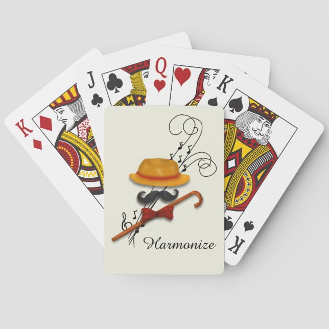 Jeu De Cartes Harmonize, Barbershop Quartet (dos)