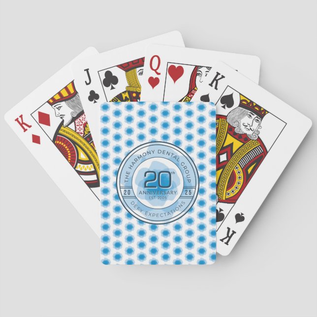 Jeu De Cartes Harmony Dental 20th Anniversary Playing Cards (dos)