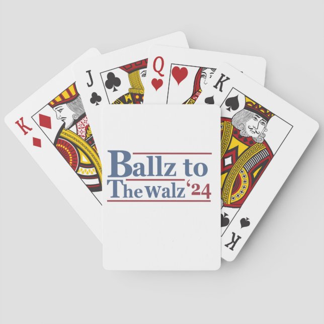 Jeu De Cartes Harris Walz 2024 Election Kamala Tim Waltz America (dos)