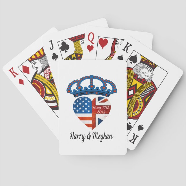 Jeu De Cartes Harry et mariage de Meghan, le 19 mai 2018 (dos)