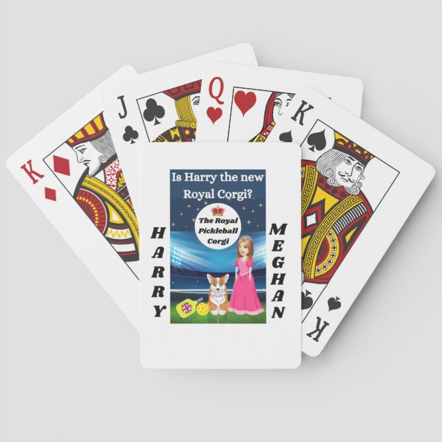 Jeu De Cartes Harry et Meghan Jouer aux cartes (dos)