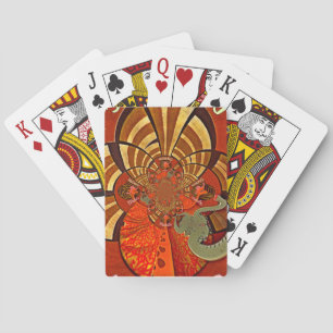 Jeu De Cartes Hauteurs de Whimsical : Belle girafe drôle Africai