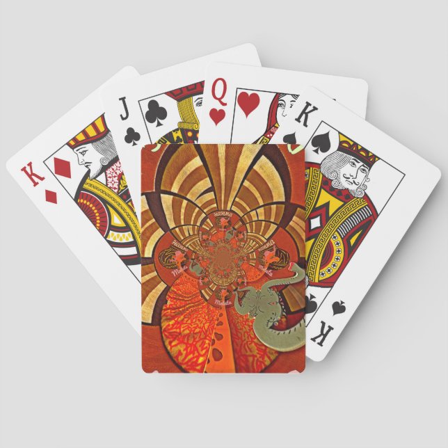 Jeu De Cartes Hauteurs de Whimsical : Belle girafe drôle Africai (dos)