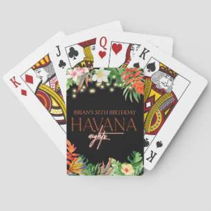 Jeu De Cartes Havana Nights, Havana Nights Party, Tropical