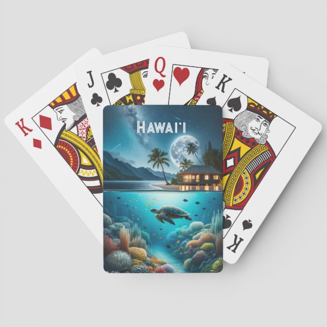 Jeu De Cartes Hawaii Jouer aux cartes (dos)