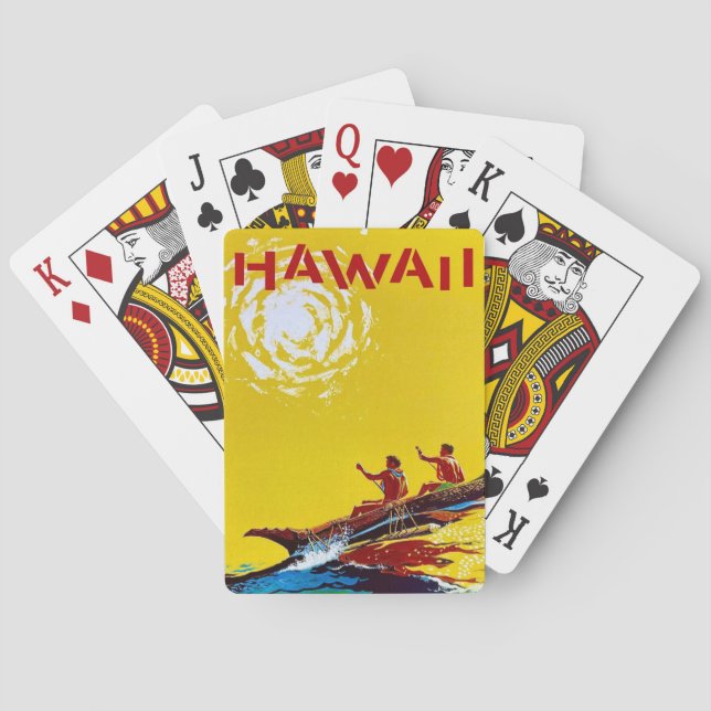 Jeu De Cartes Hawaii Travel Places (dos)