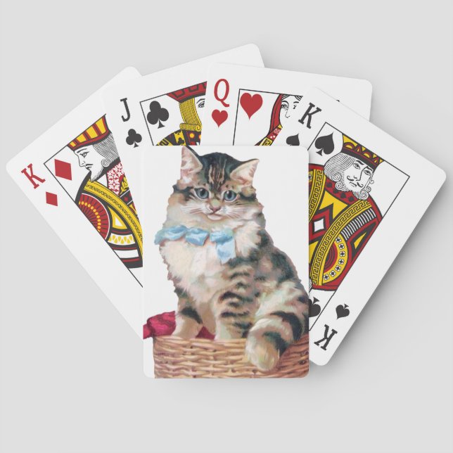 Jeu De Cartes Helena Maguire Chat dans un lit en osier (dos)