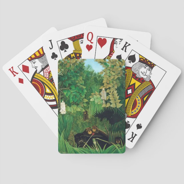 Jeu De Cartes Henri Rousseau - Les Joyeux Jesters (dos)