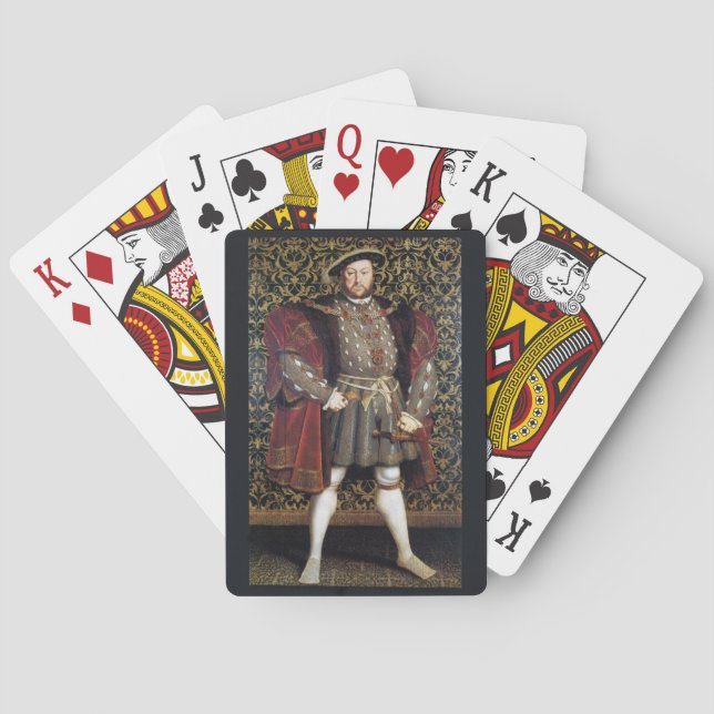 Jeu De Cartes Henry VIII Portrait (dos)