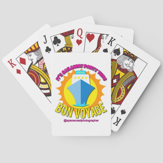 Jeu De Cartes Heure de la fête de voile Jouer des cartes (dos)