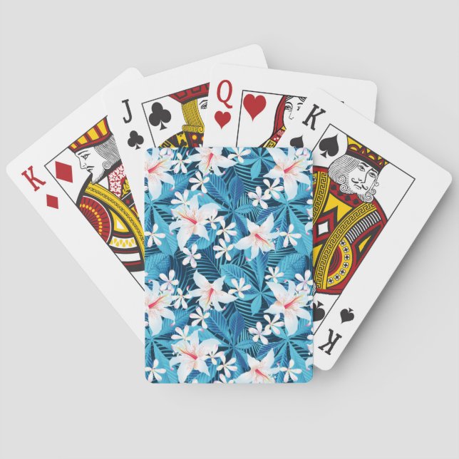 Jeu De Cartes Hibiscus tropical (dos)