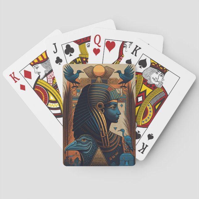 Jeu De Cartes Hiéroglyphes égyptiens Jouer aux cartes (dos)
