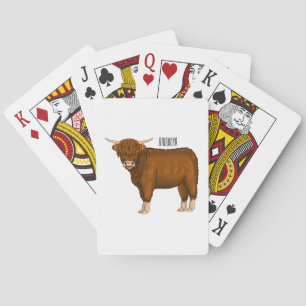 Jeu De Cartes Highland cow
