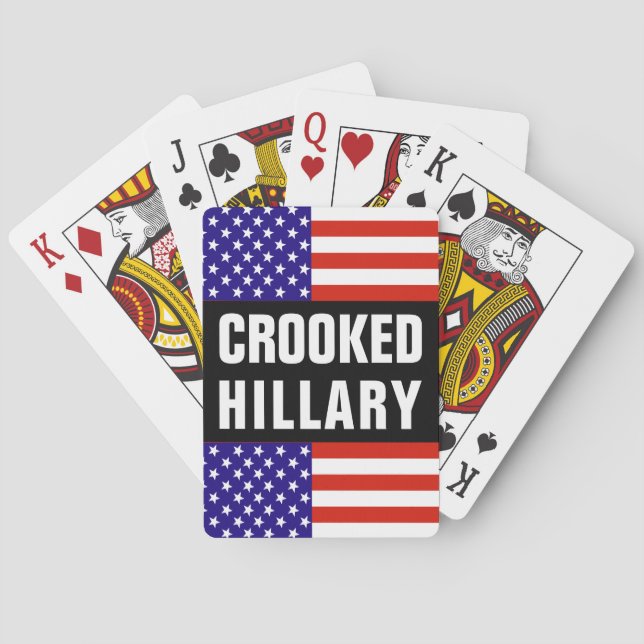 Jeu De Cartes Hillary Clinton tordue (dos)