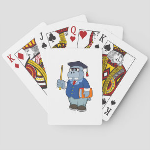 Jeu De Cartes Hippo comme professeur avec livre
