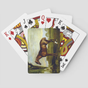 Jeu De Cartes Hippocampe de châtaignier dans un paysage (George