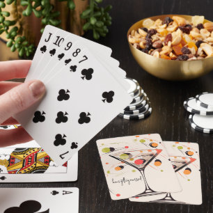 Jeu De Cartes Hipster Martini Mid Century Olives modernes