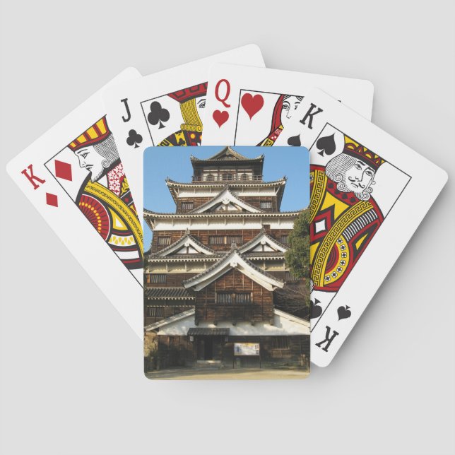 Jeu De Cartes Hiroshima Castle 広 島 城, Hiroshima, Japon (dos)