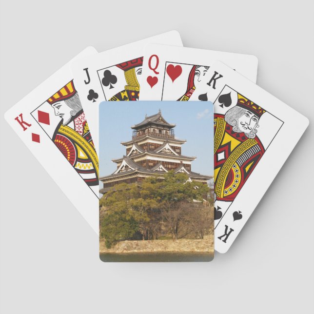 Jeu De Cartes Hiroshima Castle 広 島 城, Hiroshima, Japon (dos)