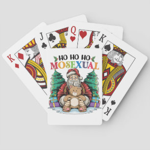 Jeu De Cartes Ho Ho Ho Mosexuel Gay Père Noël LGBTQ Gay Noël