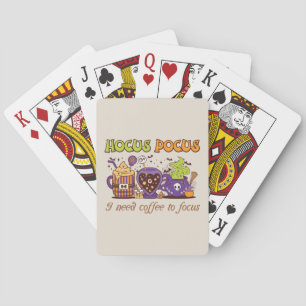 Jeu De Cartes Hocus Pocus - J'Ai Besoin De Café Pour Me Concentr