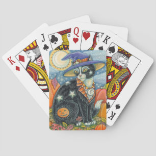JEU DE CARTES HOCUS POCUS NOIR CAT WITCH & MOUSE HALLOWEEN