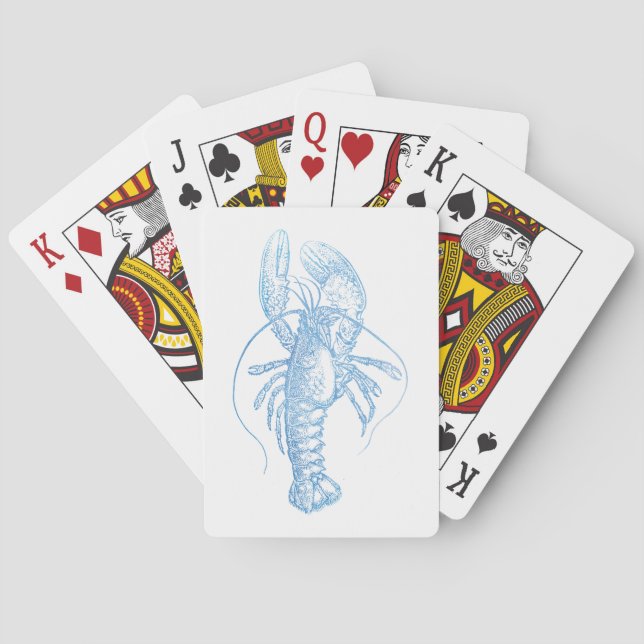 Jeu De Cartes Homard bleu (dos)