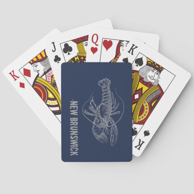 Jeu De Cartes Homard du Nouveau-Brunswick (dos)