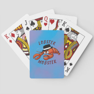 Jeu De Cartes Homard Homard 🦞 Drôle Cartoon Gangster