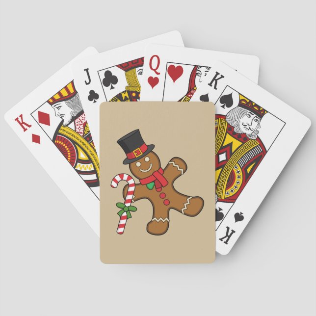 Jeu De Cartes Homme de pain d'épice (dos)