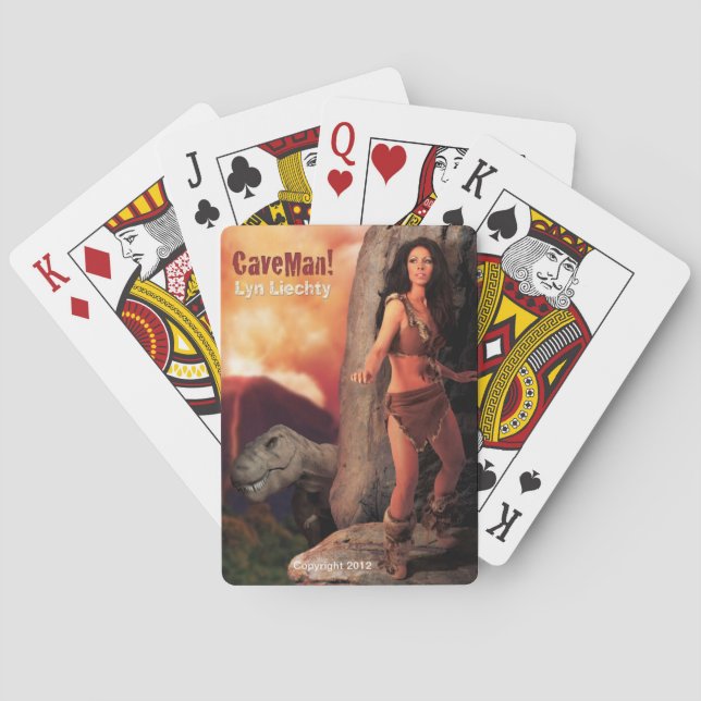 Jeu De Cartes Homme des cavernes de Lyn Liechty ! Cartes de jeu (dos)