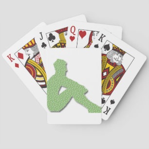 Jeu De Cartes Homme en train de poser