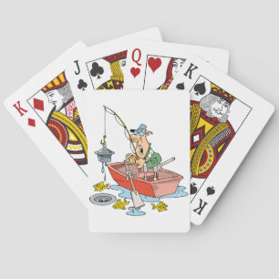 Jeu De Cartes Homme Pêche Jouer Cartes