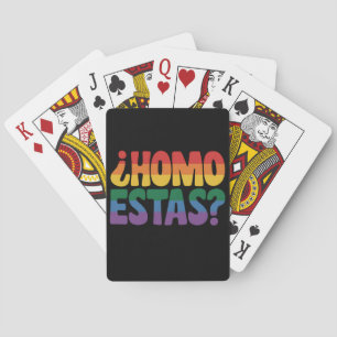 Jeu De Cartes Homo Estas Funky Espagnol Mexicain Gay Ally LGBTQ
