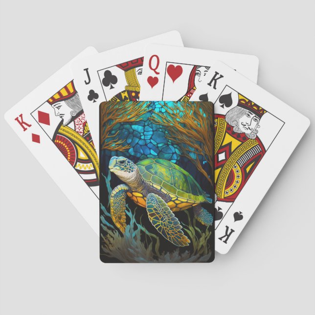 Jeu De Cartes Honu Haven Eau De Verre (dos)