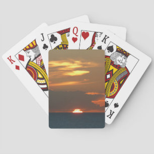 Jeu De Cartes Horizon Coucher de soleil Colorful Seascape Photog