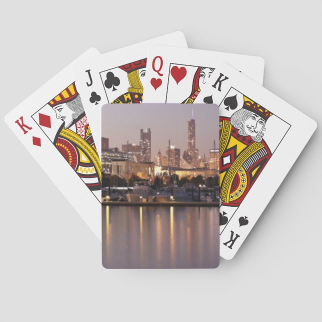 Jeu De Cartes Horizon des Etats-Unis, l'Illinois, Chicago au (dos)