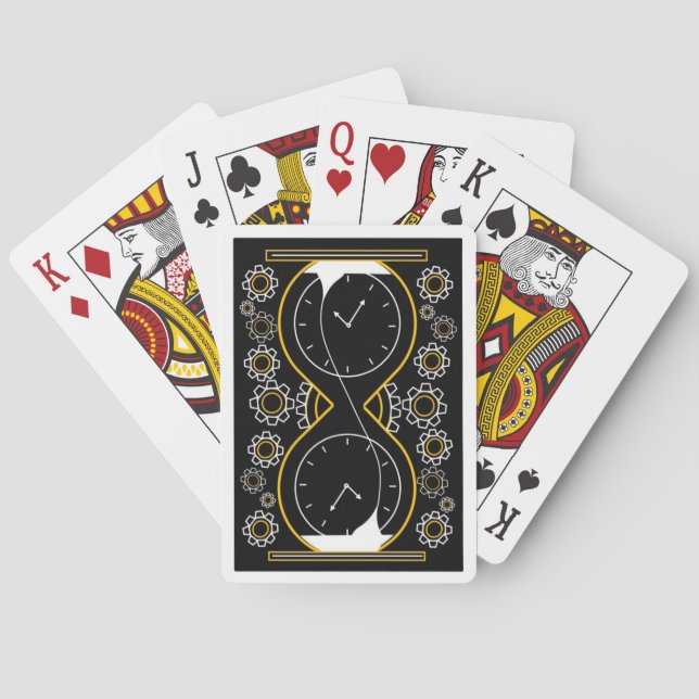 Jeu De Cartes Horlogerie Lecture de Cartes (dos)