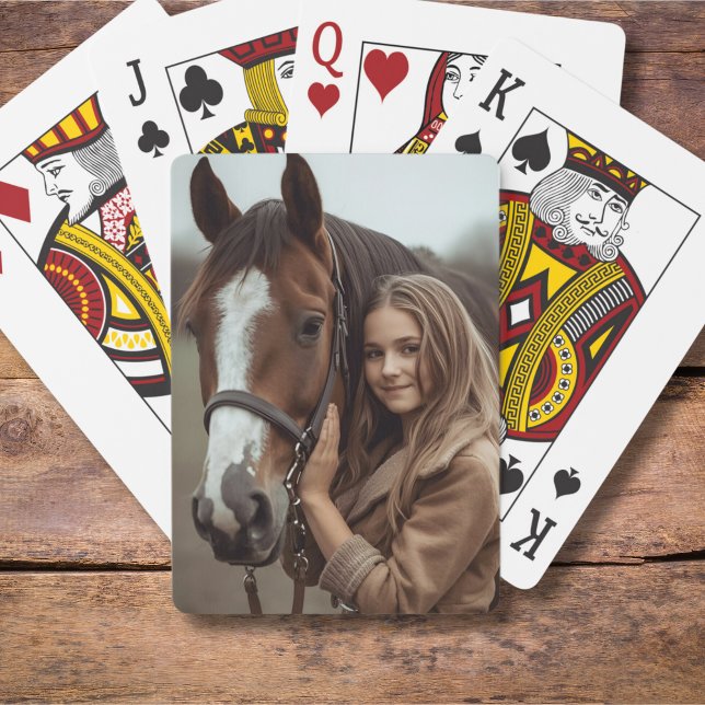 Jeu De Cartes Horse Lover Photo Lecture Cartes Stocker Stuffer (Créateur téléchargé)